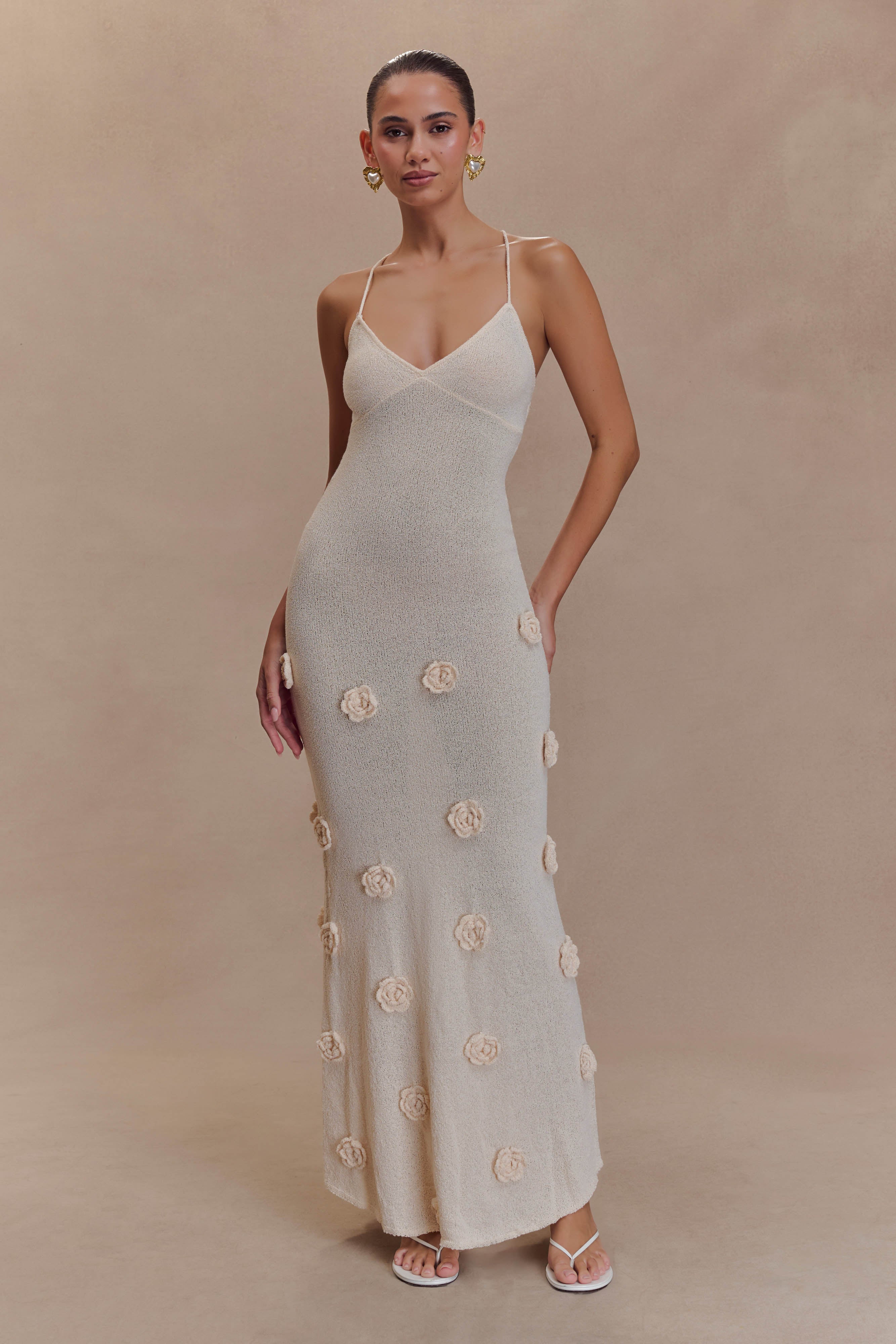 BLOOM crochet maxi dress