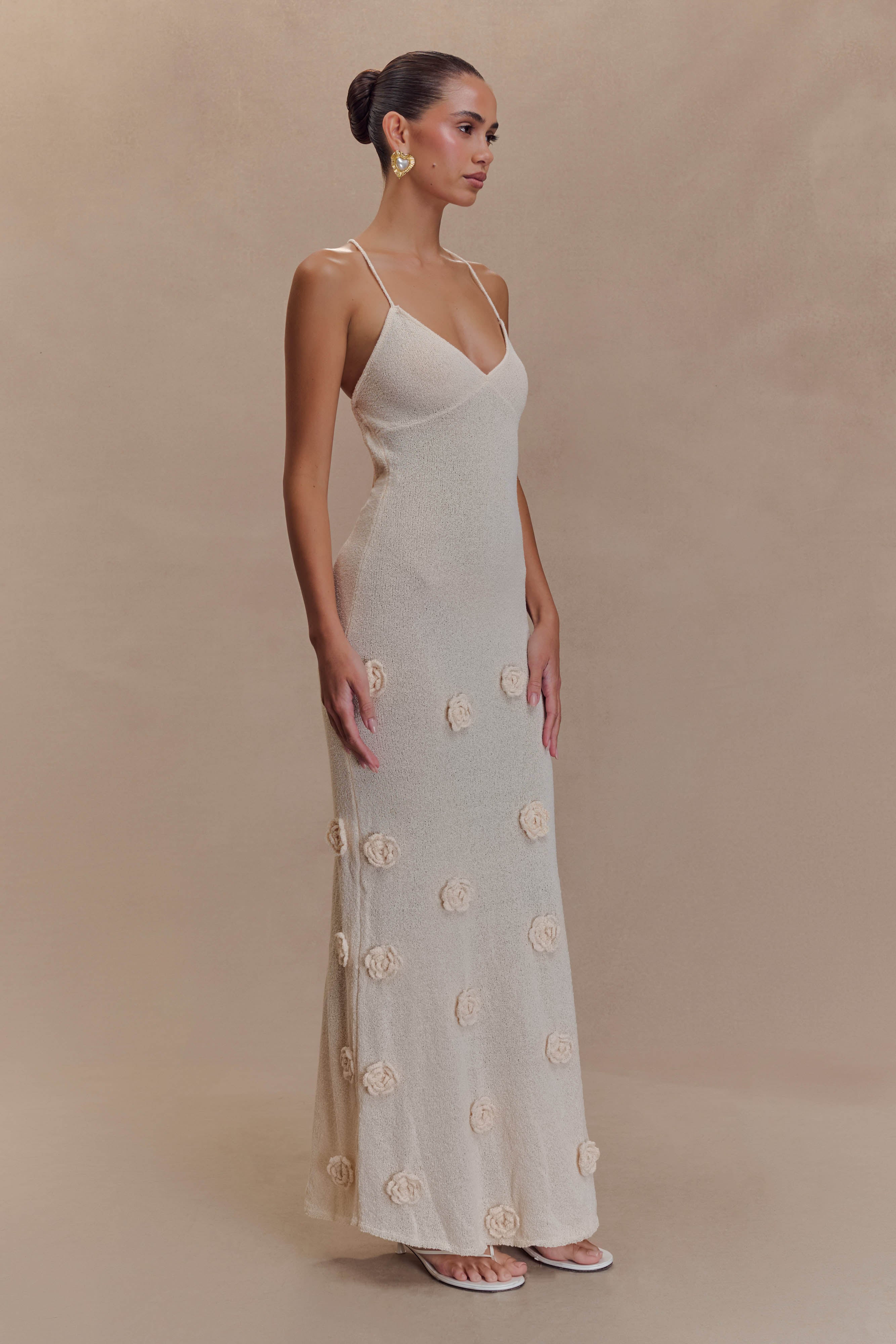 BLOOM crochet maxi dress