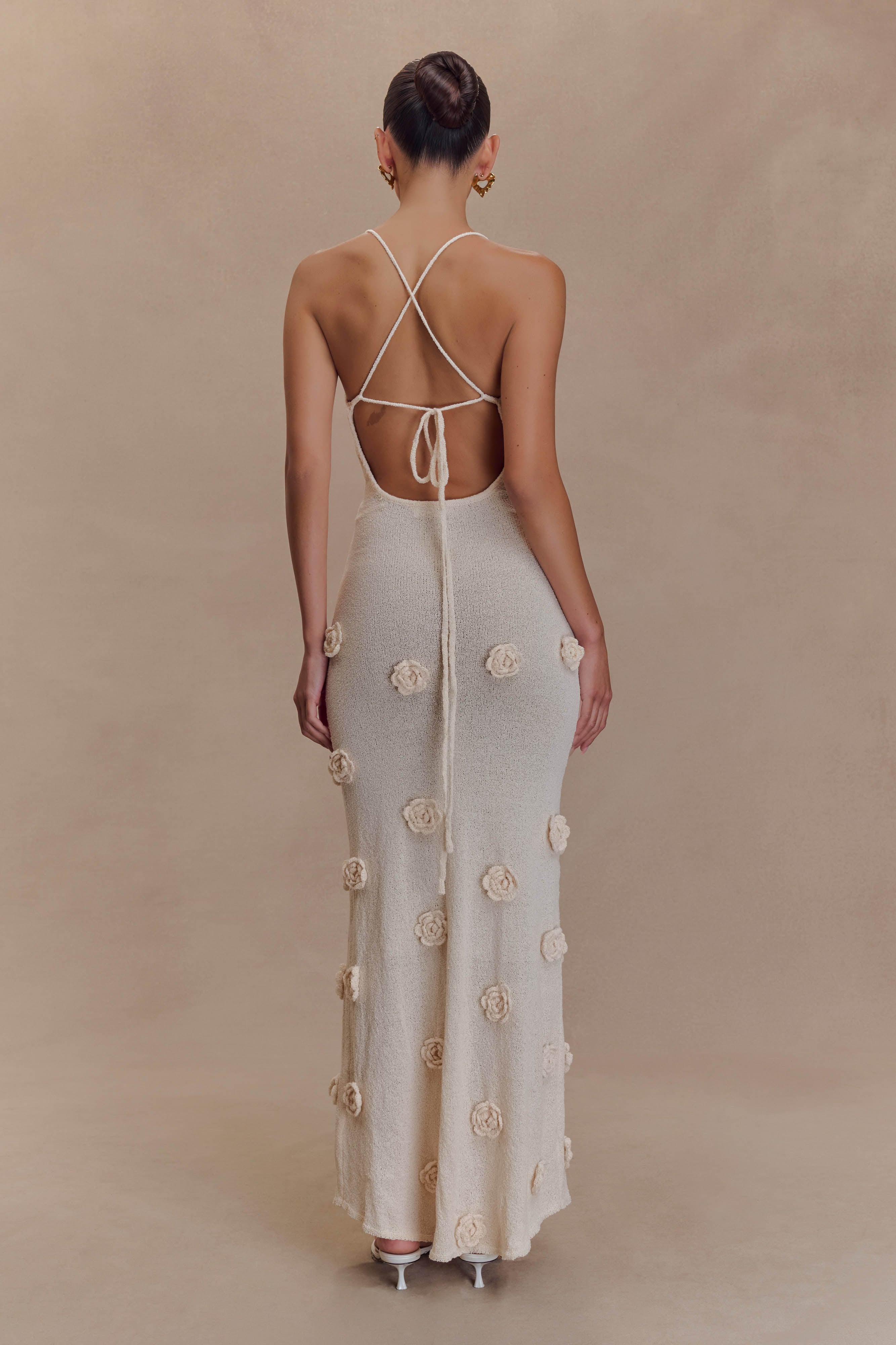 BLOOM crochet maxi dress