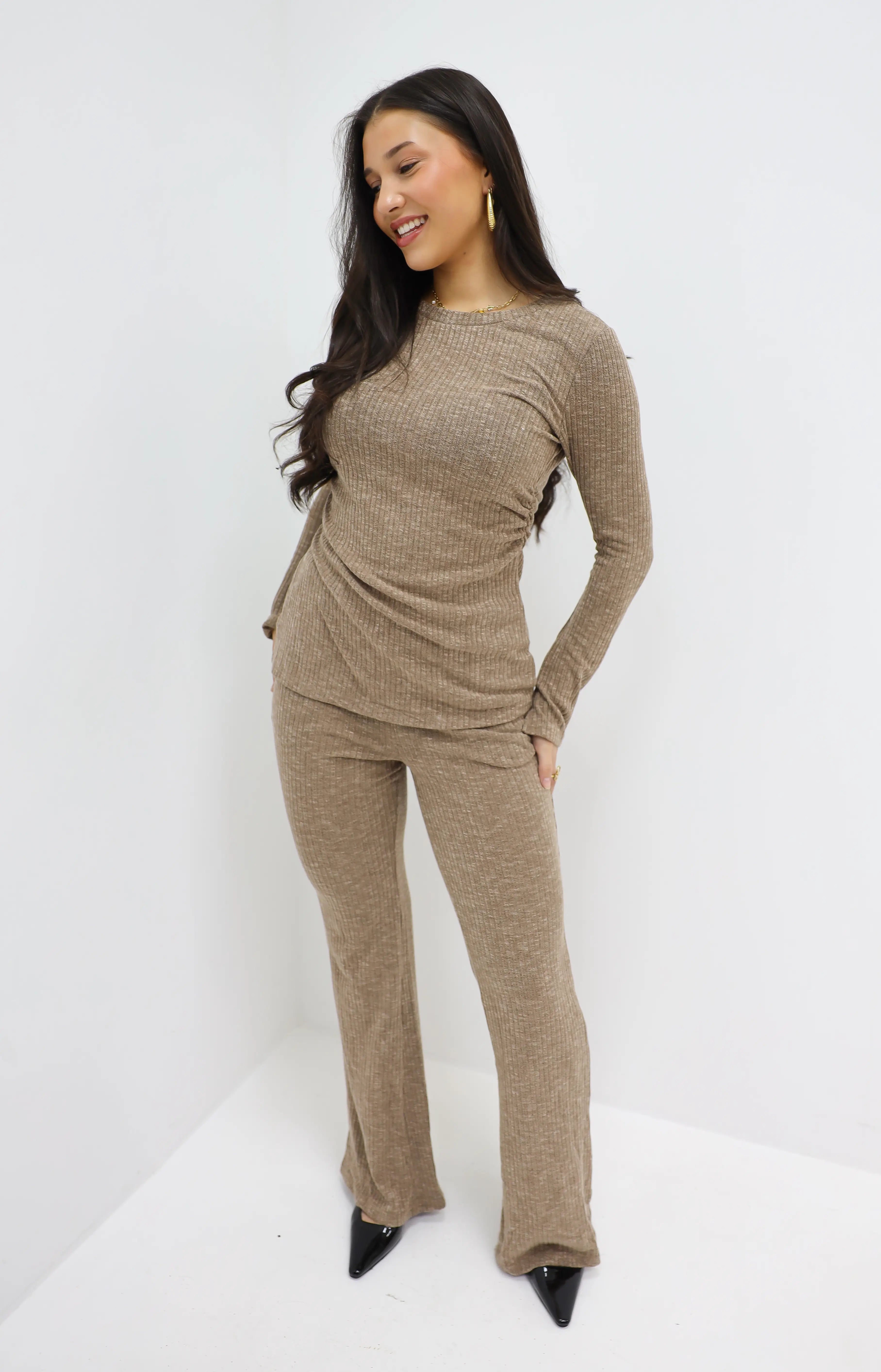 Basic Trousers Taupe