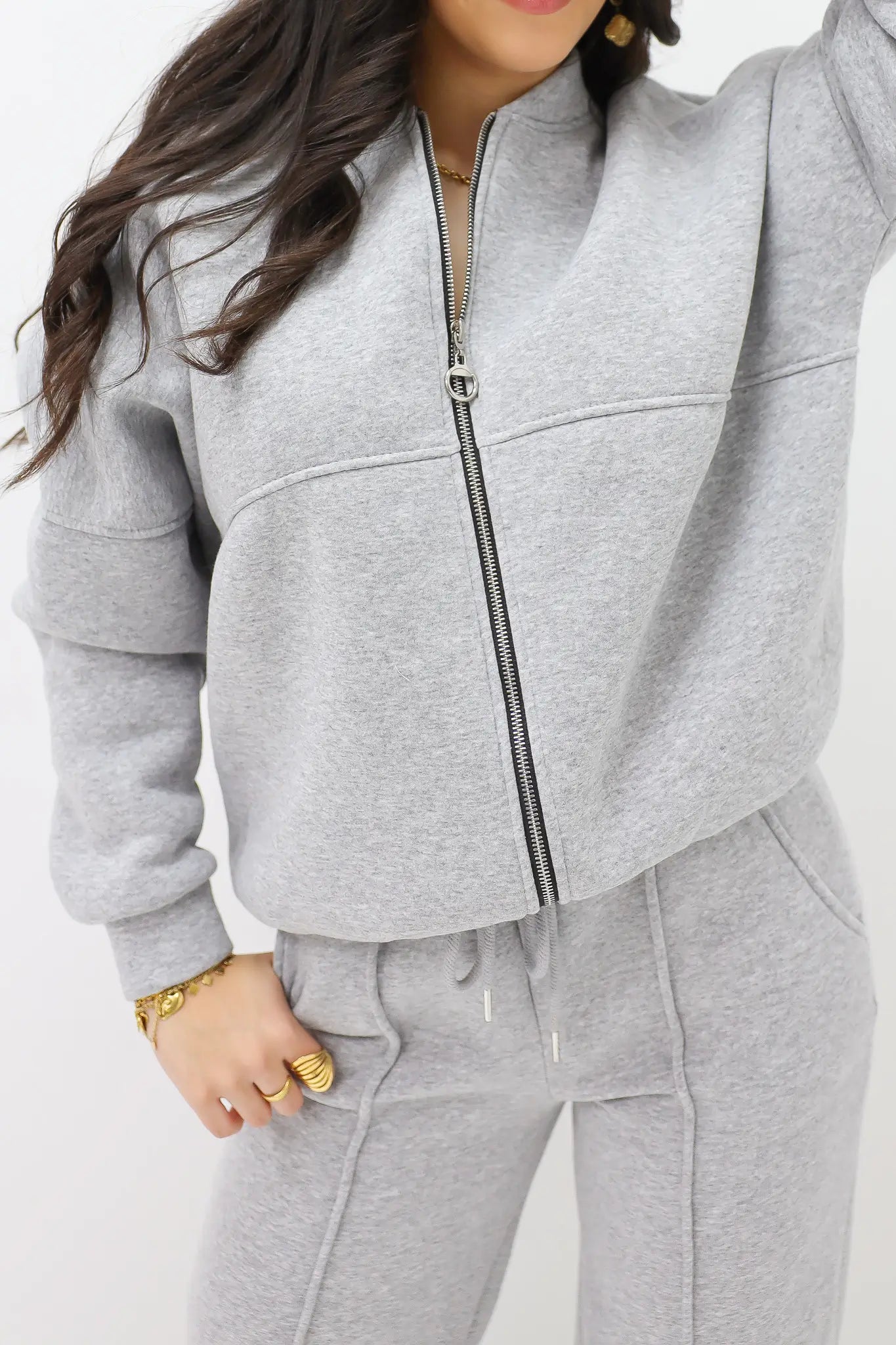 Oversized Jogger Vest Grey